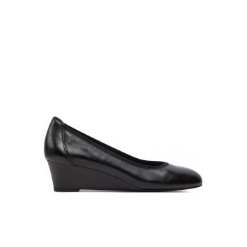 Pantofi dama 303359362 - Piele naturala - Negru