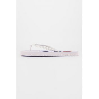 Papuci flip-flop cu logo stantat Troy