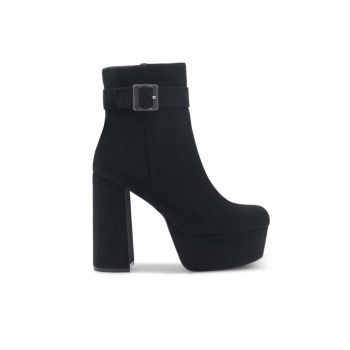 Botine dama - 590558804658540 - Piele ecologica - Negru