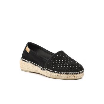 Espadrile dama - 302774098 - Negru - Piele naturala/Piele intoarsa