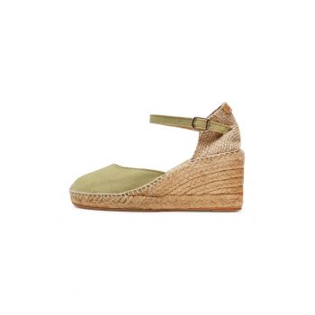 Espadrile dama - 680664 - Sintetic - Verde