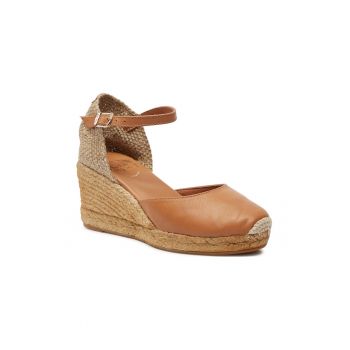 Espadrile dama - 680701 - Piele naturala - Maro