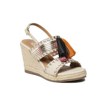 Espadrile dama - Piele naturala - Alb - 366548