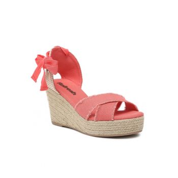 Espadrile dama - Textil - Coral - 33684