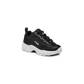 Pantofi sport copii - 208417129 - Negru - Piele ecologica -