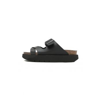 Papuci dama - 705542 - Piele ecologica - Negru