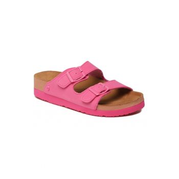 Papuci flip-flop dama - 302131563 - Piele ecologica - Violet