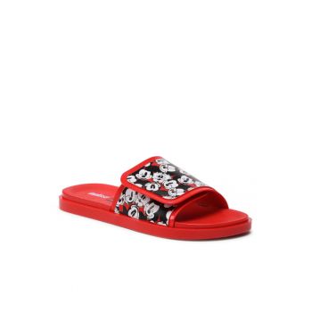 Papuci flip-flop dama - Textil - Multicolor