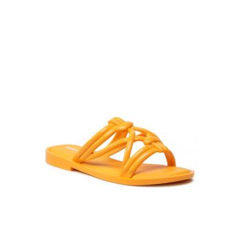 Papuci flip-flop dama - Textil - Portocaliu