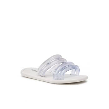 Papuci flip-flop dama - Textil - Transparent