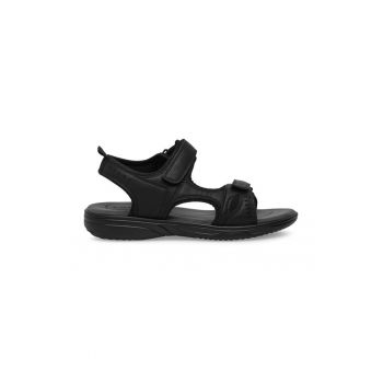 Sandale barbati - 590559 - Piele ecologica - Negru -