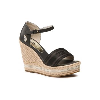 Sandale dama - 302822522 - Piele ecologica - Negru