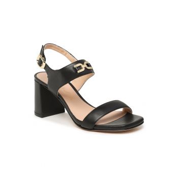 Sandale dama - 302826551 - Piele naturala - Negru