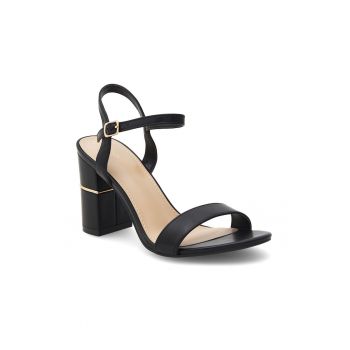 Sandale dama - 327196 - Piele ecologica - Negru