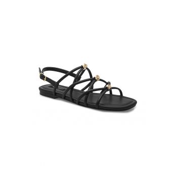 Sandale dama - 555513 - Piele ecologica - Negru