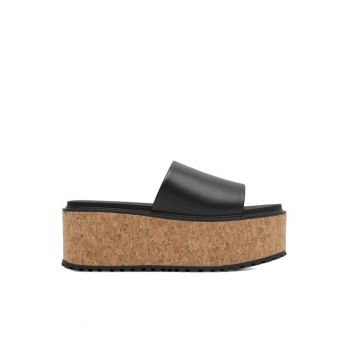 Sandale dama - 590486284472541 - Piele naturala - Negru