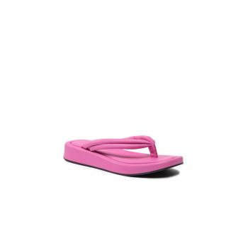 Slapi dama - Piele - Fuchsia -