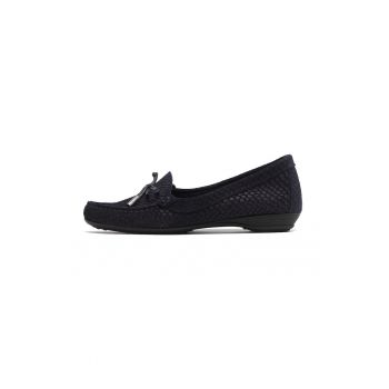 Mocasini dama - 317006 - Piele intoarsa - Albastru