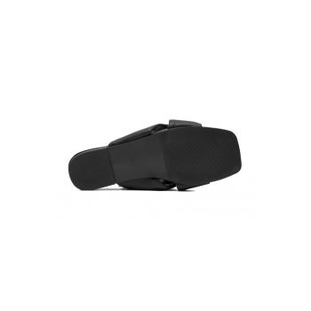 Papuci dama - 569624 - Piele ecologica - Negru