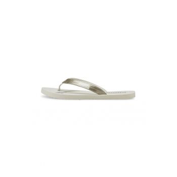 Papuci flip-flop cu imprimeu logo Cozy