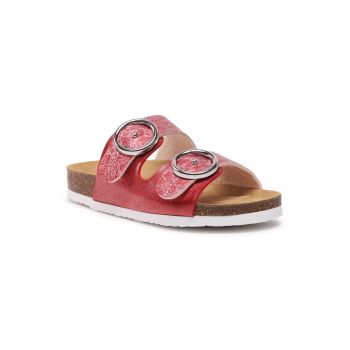 Papuci flip-flop dama - 302050963 - Piele ecologica - Rosu