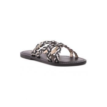 Papuci flip-flop dama - Piele naturala