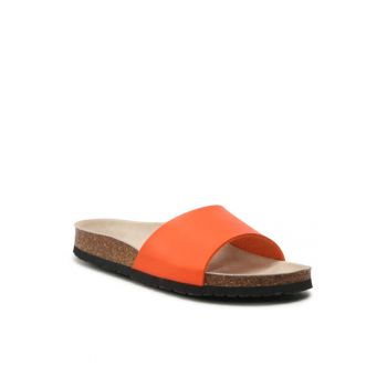 Papuci flip-flop dama - Textil - Portocaliu