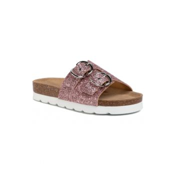 Papuci flip-flop dama - Textil - Roz