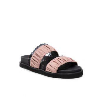 Papuci flip-flop dama - Textil - Roz