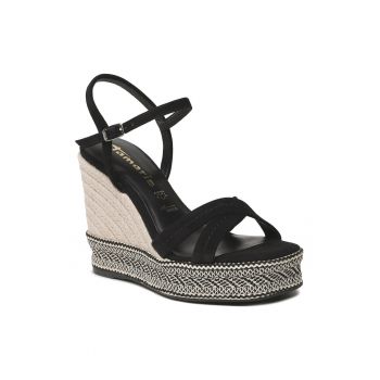 Sandale dama - 302245932 - Piele naturala - Negru -