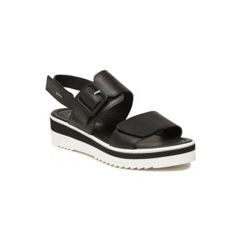 Sandale dama - 302961498 - Piele naturala - Negru