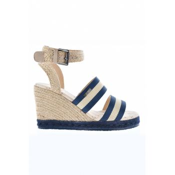 Sandale-espadrile din material textil