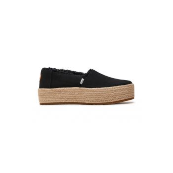 Espadrile dama - 520748 - Sintetic - Negru