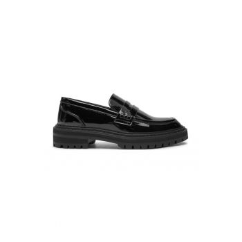 Mocasini dama - 304322 - Piele ecologica - Negru