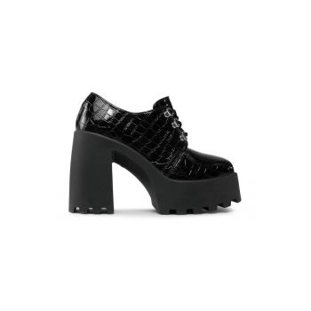 Pantofi dama - 303093 - Piele ecologica - Negru