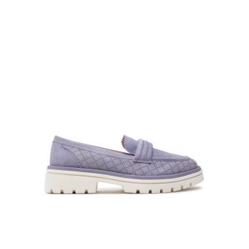 Pantofi sport dama 303663506 - Piele intoarsa - Violet