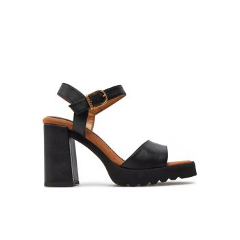 Sandale dama 303554491 - Piele naturala - Negru