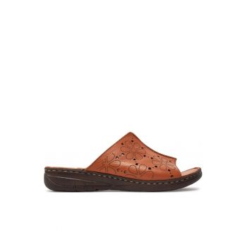 Sandale dama 303679019 - Piele naturala - Maro