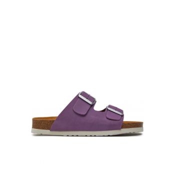 Sandale dama 303788490 - Piele naturala/Piele nabuc - Violet