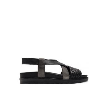 Sandale dama 303840228 - Piele naturala - Negru