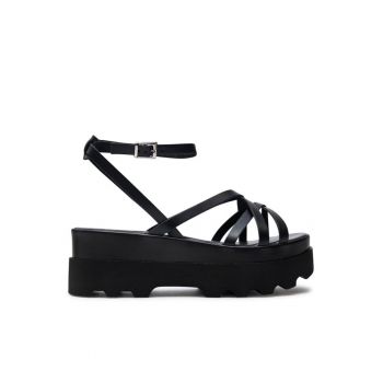 Sandale dama - 30396795636 - Piele ecologica - Negru