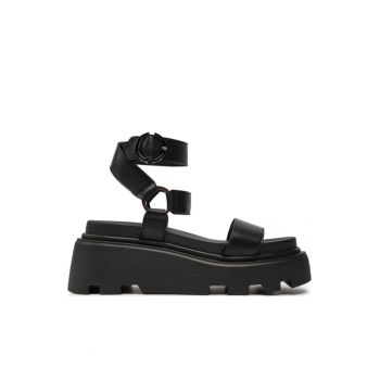 Sandale dama 303968007 - Piele ecologica - Negru