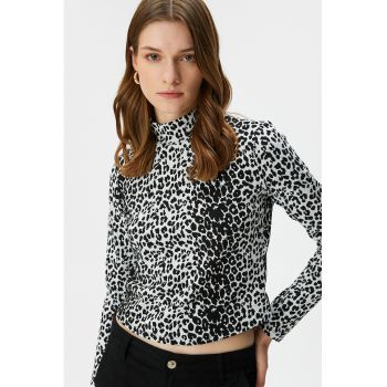 Bluza cu animal print