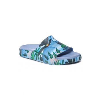 Papuci flip-flop dama - 209914221 - Textil/Sintetic - Albastru