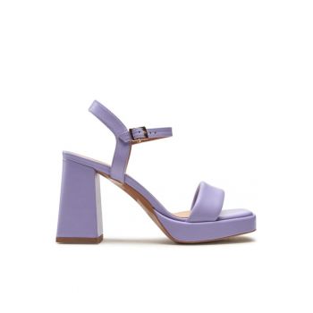 Sandale dama 302327942 - Piele naturala - Violet