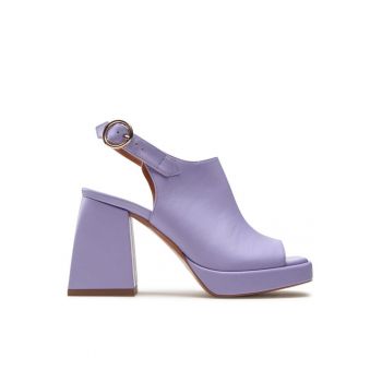 Sandale dama - 30233725537 - Piele naturala - Violet