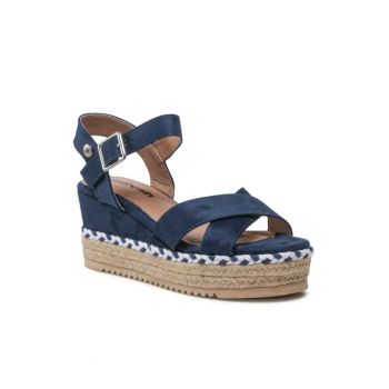 Espadrile dama - 302438211 - Albastru - Textil -