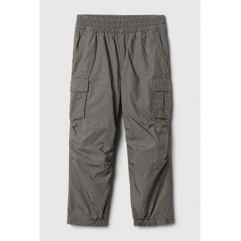 Pantaloni cargo cu talie elastica