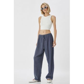 Pantaloni texturati relaxed fit