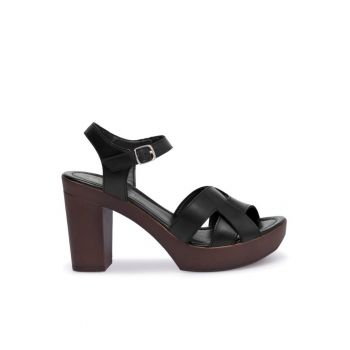 Sandale dama - 590558857151340 - Piele naturala - Negru